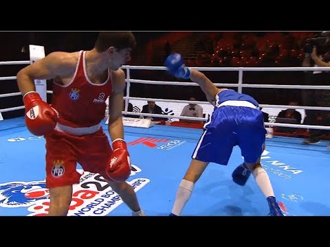 Preliminaries (81kg) JALIDOV GAFUROVA GAZIMAGOMED (ESP) vs MARKOVIC Aleksa (SRB) /AIBA World 2019