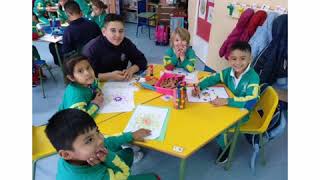 🙋‍♂️🙋🏽‍♀️Hoy los peques de Infantil hemos recibido una gran visita de los niñ@s de 6°de Educación