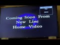 Coming Soon From New Line Hone Video Screen