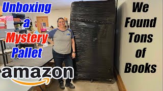 Unboxing a Mystery Pallet of Books, Overstock, Kitchen, Toys, Backpacks and much more!
