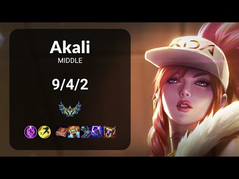 Akali vs LeBlanc MIDDLE - KR CHALLENGER Patch 14.23