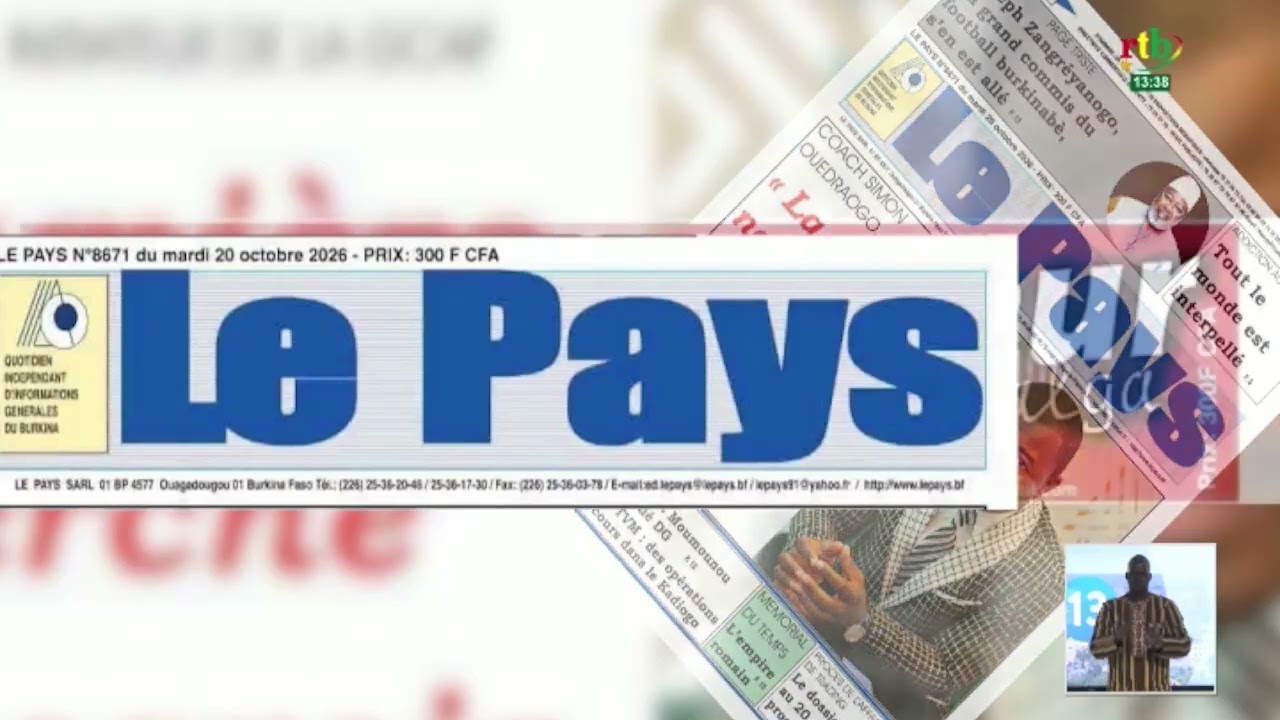Revue de presse du 20 octobre 2026