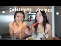 TRYING THE MOST SATISFYING TIKTOK RECIPES (so crunchy delicious)