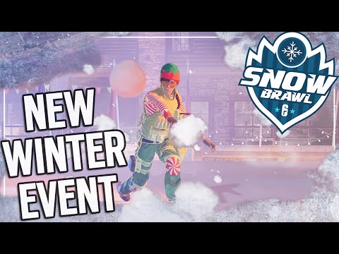 Having A Snow Ball Fight... In Rainbow Six Siege (Snow Brawl Event)