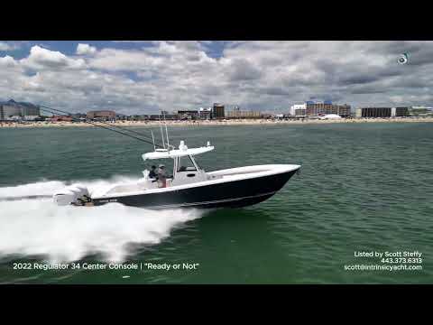 2022 Regulator 34 Center Console Ready Or Not Video