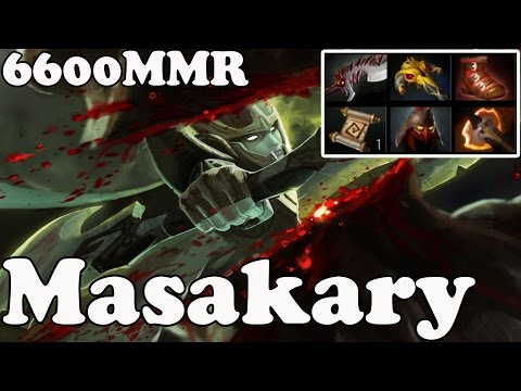 Dota 2 - Masakary 6600 MMR Plays Phantom Assassin - Ranked Match Gameplay