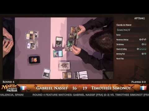 Pro Tour Born of the Gods - Modern Rd. 4 - Hall of Famer Gabriel Nassif vs. Timothee Simonot