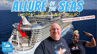 ALLURE OF THE SEAS FULL WALKTHROUGH SHIP TOUR 4k