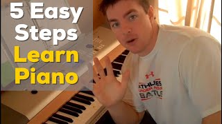 5 Easy Steps to Learn Piano - Matt McCoy  (No reading music)