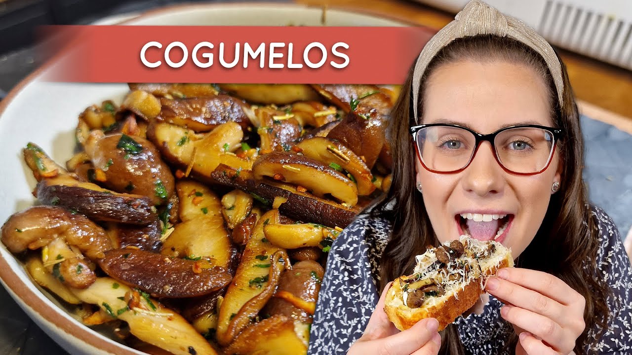 Como fazer cogumelo simples e delicioso | Brusqueta de cogumelos