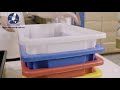 Plastic Storage Boxes and Crates Heavy Duty Stacking Nesting Bins
