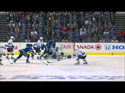 Alex Burrows 1-0 Goal - Canucks Vs Kings - R1G1  2012 Playoffs - 04.11.12 - HD