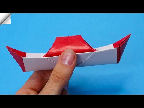 Paper boat Moving paper toys Paper crafts