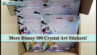 Craft Buddy Disney 100 Crystal Art Stickers - Opening 10 More Packs!