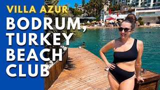 Luxe Beach Club in Türkiye | Virgin Voyages Greek Cruise +Villa Azur Bodrum Turkey Gluten Free Lunch