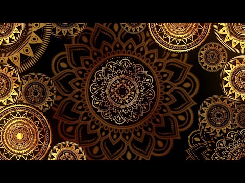 4K Ethnic Mandala Background Loops - Wedding Invitation background Video