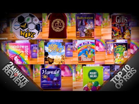 Top 10 bordspellen voor mee op reis 2020 - 2 Minute Review NL (4K)