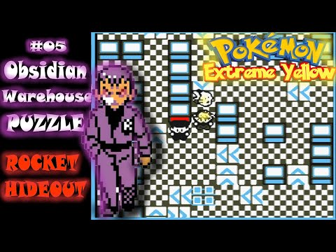 OBSIDIAN WAREHOUSE PUZZLE (Team Rocket Hideout Part 1) Get Golden Teeth & HM Surf To Cinnabar ! #5