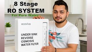 Unboxing & Installing Ecoviva 8-Stage RO System | 600 GPD Reverse Osmosis Filter Test!