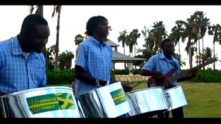 bob marley-jammin on steel drums