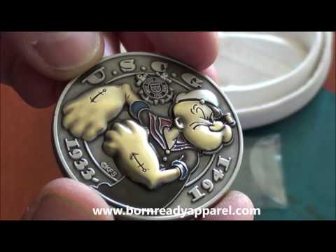 Popeye Double Headed Coin