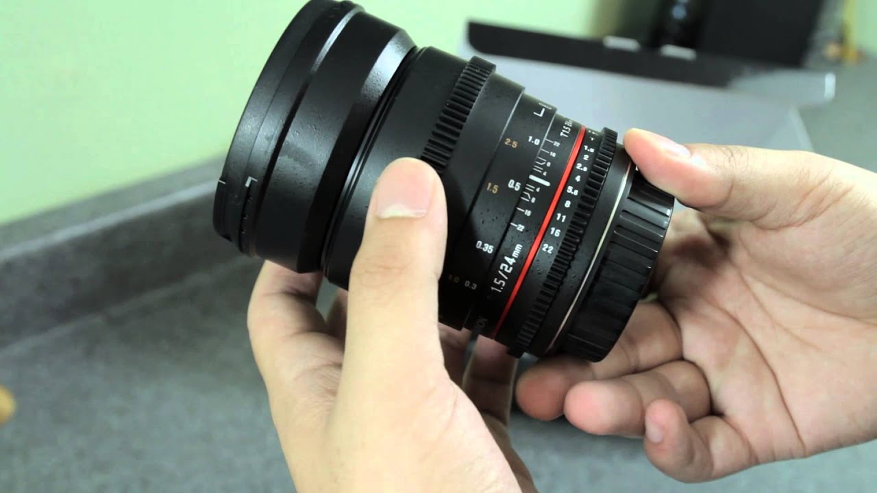 Объектив Samyang 24mm T1.5 ED AS UMC Vdslr Canon EF