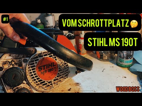 #1 Stihl MS 190T vom Schrottplatz 😳😳😳 zerlegen der Säge Kolbenfresser???