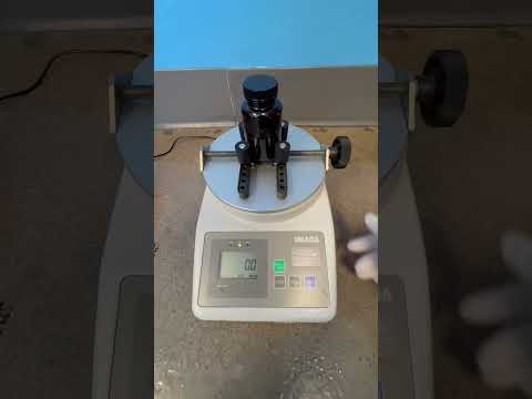 Imada DTX2 Professional Cap Torque Tester measure cap tightening / loosening up to 85 lbf-in