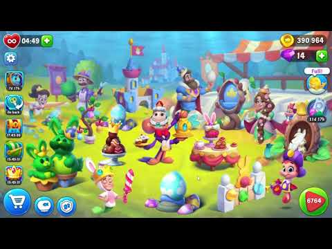 Fishdom 6764 Hard Level - 14 moves - NO BooSTERS