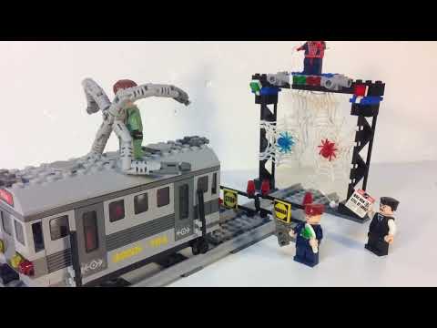 LEGO Spider-Man 2 4855 Spider-Man's Train Rescue from 2004 with Doc Ock
