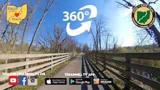 360 VR Bicycle Ride on the Heart of Ohio Trail - A Section of the Ohio to Erie Trail
