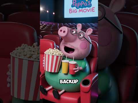 Peppa & Daddy Pig: Snack Attack at the Cinema! 🍿🎬 #peppapig #peppa