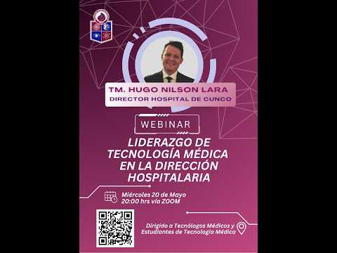 Conversatorio webinar: "Liderazgo de Tecnología Médica en Dirección Hospitalaria"