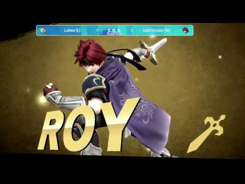 SOS11 Grand Finals - Luhtie (Zero Suit Samus) vs SAK|Stroder (Marth/Cloud/Greninja)