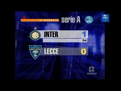 2008-09 (4th - 24-09-2008) INTER-Lecce 1-0 [Cruz] Counterfield Service Rete4