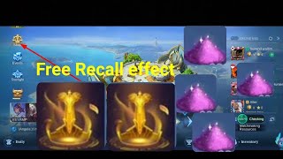 Free recall effect.max your emblem faster( mlbb)