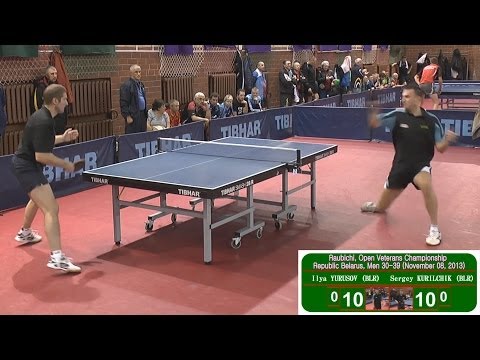 Ilya YURUSOV vs Sergey KURILCHIK Raubichi, Belarus Open Championship Table Tennis