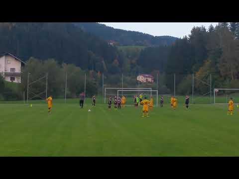 Freistoß und Tor U12