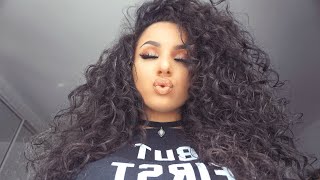Big Curly Hair Tutorial