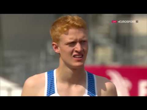 Men's 800m Round 1 Heats 3 - European Athletics U20 Championships 2019 Boras