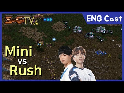 [ENG] Mini vs Rush on Fighting Spirit (PvT , Bo3) Part1 - Starcraft Remastered (StarCastTV English)