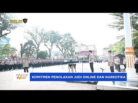 POLDA JAMBI LAKUKAN PENANDATANGANAN KOMITMEN BERSAMA MENOLAK JUDI ONLINE &amp; MENJAUHI NARKOTIKA