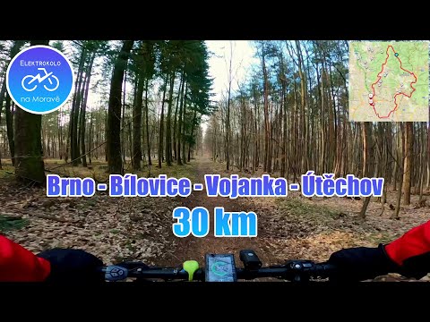 Elektrokolo: cyklotrasa Brno - Vojanka - Útěchov
