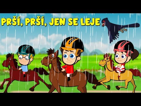 Prší, prší, jen se leje - Písničky pro děti a nejmenší - zpívánky