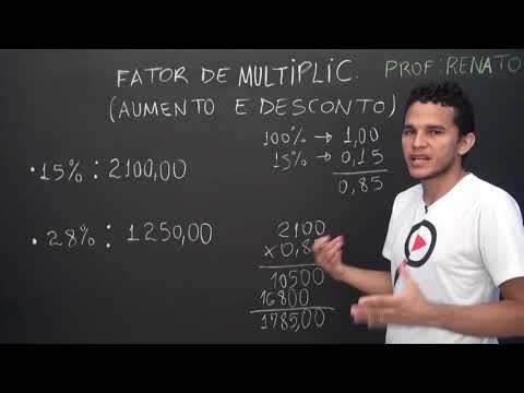 Fator de Multiplicação (Aumento e desconto)