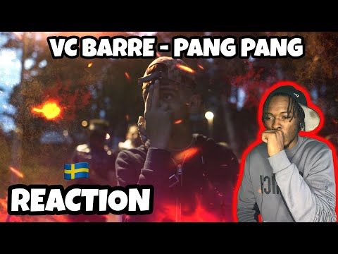 AMERICAN REACTS TO SWEDISH RAP | VC Barre - Pang pang (Official Audio)