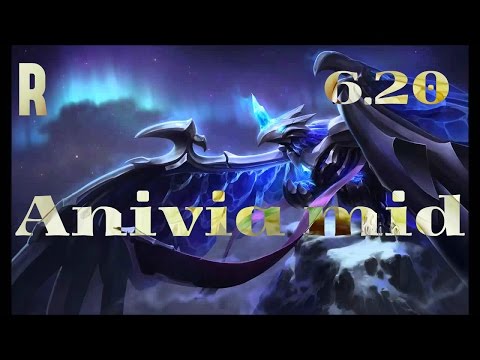 Black Frost Anivia vs Jhin Mid Full gameplay patch 6.20