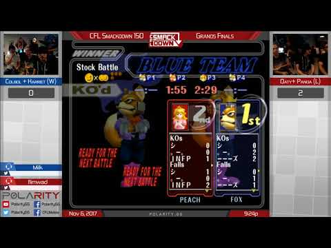 CFL Smackdown 150 Melee - Colbol + Harriet vs Oaty + Panda - Doubles Grand Finals