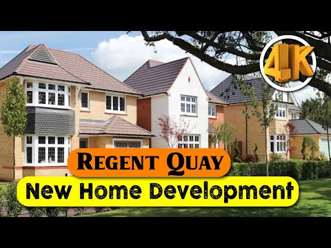 Regent Quay New Home Development By Redrow In Sittingbourne Kent 4K 60fps