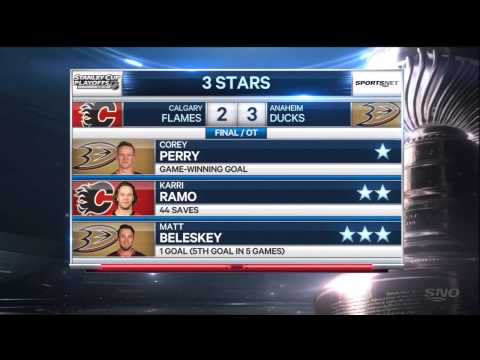 Corey Perry OT Winner. Game 5. Flames @ Ducks WCSF